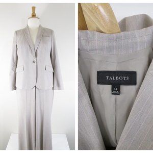 talbots plus size suits